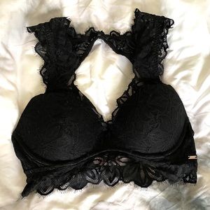 VS PINK Black Lace Bralette